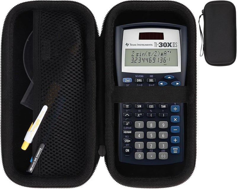 RIYADAone Hard Case Replacement for Texas Instruments TI-30XIIS TI-30XS TI-30Xa TI-36X Pro Scientific Calculator Case Only (Black Case) - Image 1